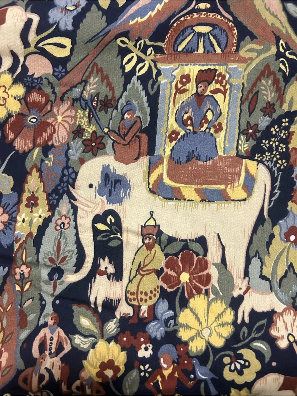 Vintage Wilmington Fabric Robin Hood Range Printed In England Vat Colours 11 Yds